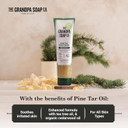 The Grandpa Soap Company Pine Tar Body Wash - Dermatologist Recommended To Cleanse & Moisturize Irritated Skin, Deodorizing Power, With Pine Tar & Tea Tree Oil, 9.5 Fl Oz