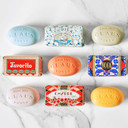 Claus Porto - Chypre Cedar Poinsettia Mini Soap | Soothing, Cleansing, Nourishing | Handcrafted, Aromatic, Floral, Fruity (50G | 1.7 Oz)