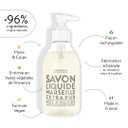 Compagnie De Provence Savon De Marseille Extra Pure Liquid Soap - Olive Wood - 10 Fl Oz Plastic Pump Bottle