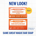 Dr. Bronner'S Pure-Castile Magic Bar Soap (Tea Tree, 5 Ounce, 6-Pack) - Made With Regenerative Organic Certified Oils, For Face, Body & Hair, Gentle On Acne-Prone Skin, Biodegradable, Vegan, Non-Gmo