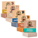 Dr. Squatch Natural Bar Soap For Men Variety Gift Set - Cold Process Soap No Harsh Chemicals - Rainforest Rapids, Coconut Castaway, Fresh Falls, Summer Citrus & Eucalyptus Greek Yogurt (5 Oz, 5-Pack)