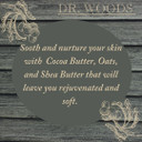 Dr. Woods Raw Black Rejuvenating Exfoliating Body Bar With Organic Shea Butter 5.25 Ounce