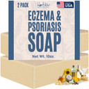 Eczema Soap Bar For Face And Body  All Natural Dermatitis, Psoriasis Treatment For Dry Itchy Sensitive Skin Relief  Gentle Detoxifying, Healing, Anti-Itch, Oatmeal Goat Milk Wash For Kids, & Adults Eczema Soap Bar For Face And Body  All Natural Dermatitis, Psoriasis Treatment For Dry Itchy Sensitive Skin Relief  Gentle Detoxifying, Healing, Anti-Itch, Oatmeal Goat Milk Wash For Kids, & Adults