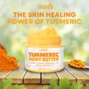 Turmeric Face Cream  All Natural Skin Brightening Lotion  Turmeric Whipped Body Butter For Dark Spots, Hyperpigmentation  Skincare Cleanses, Fights Acne, Evens Tone, Scars, Sun Damage