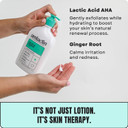 Amlactin Calm & Renew Lotion, 14.1 Oz - Therapeutic Body And Face Moisturizer For Sensitive Skin - Exfoliator And Body Lotion For Dry Skin With Lactic Acid Aha And Soothing Ginger Root