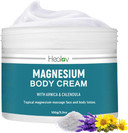 Magnesium Lotion  Pure Soothing Magnesium Cream For Relaxation, Better Sleep, Muscle Health, Leg & Joint Care  Topical Magnesium Lavender Butter For Sleep Aid  Non-Greasy, Safe, Easy To Use