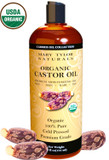 Organic Castor Oil 16 Oz  Usda Certified By Mary Tylor Naturals  Cold Pressed, Hexane Free, 100% Pure And Natural