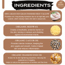 Handmade Tallow, Castor Oil, And Frankincense Oil Skin Balm - 100% Grass-Fed Tallow For Skin Care - Face & Body Moisturizer For Sensitive Skin, Eczema All-Purpose Balm - 2 Fl. Oz Handmade Tallow, Castor Oil, And Frankincense Oil Skin Balm - 100% Grass-Fed Tallow For Skin Care - Face & Body Moisturizer For Sensitive Skin, Eczema All-Purpose Balm - 2 Fl. Oz