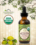 Us Organic Moroccan Argan Oil, Usda Certified Organic,100% Pure & Natural, Cold Pressed Virgin, Unrefined, 2 Oz In Amber Glass Bottle, For Hair Treatment, Skin, Nail, Cuticle, Sourced From Morocco