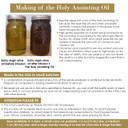 Exodus 30:22-25 Sacred And Holy Anointing Oil, Made From Scratch With Myrrh, Calamus, Cinnamon, Cassia, And Olive Oil Herbal Spices And Essential Oils For Healing Prayers - 1 Fl Oz