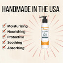 Grass Fed Beef Tallow & Goat Milk Body Lotion For Sensitive Skin, Organic Tallow Lotion - Soothes Dry Patches, Dry Skin Eczema Moisturizer - Handmade Tallow Body Lotion (Sandalwood Vanilla, 12 Oz)