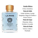 La Rive Amber King For Men Edt 3.3 Oz Nib