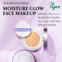 Cosnori Panthenol Barrier Cushion Spf 50+ Pa++++ - Sunscreen Cushion Foundation -Lightweight Formula To Cover Pores & Blemishes  Moisture Dewy Glowing Finish  Long Wearing Formula, 0.41 Fl.Oz. (01 Ivory)01 Ivory)