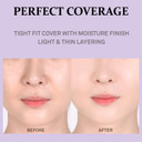 Cosnori Panthenol Barrier Cushion Spf 50+ Pa++++ - Sunscreen Cushion Foundation -Lightweight Formula To Cover Pores & Blemishes  Moisture Dewy Glowing Finish  Long Wearing Formula, 0.41 Fl.Oz. (01 Ivory)01 Ivory)
