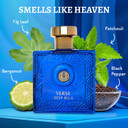 Novoglow Verse Deep Blue, Eau De Parfum Spray Perfume, Fragrance For Men- Daywear, Casual Daily Cologne 3.4 Oz Bottle- Ideal Edp Beauty Gift For Birthday, Anniversary