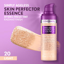 Covergirl Simply Ageless Skin Perfector Essence Foundation, 20 Light, Tinted Skin Perfector, Skincare Makeup Hybrid, Sheer Tint, Radiant Finish, Skin-Like Finish, Vegan Formula, 1.0Oz20 Light