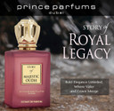 Prince Parfums Dubai - Story Of Bois De Guaiac For Men - 3.4 Ounces - Extrait De Parfum - Exquisite Luxury Fragrance Exotic Woods, Amber, Citrus Notes - Refined Sophisticated Scent