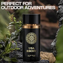 3Pack Men Colognes Choco Musk&Usa Ebony&Valencia Uomo Intense Eau De Parfume Spray With Woody Floral & Fruity Scent Perfume Gift Set Day To Night Luxury Fragrances