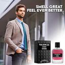 3Pack Men Colognes Choco Musk&Usa Ebony&Valencia Uomo Intense Eau De Parfume Spray With Woody Floral & Fruity Scent Perfume Gift Set Day To Night Luxury Fragrances