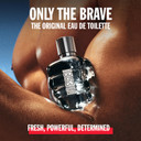 Diesel Only The Brave, Eau De Toilette & Fragrance Gift Set For Men, Fougere Scent With Notes Of Lemon, Rosemary & Ambery Wood