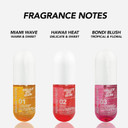 Holler And Glow Hawaii Heat Vanilla Body & Hair Mist, Body Spray For Women, Hair Perfume For Women, Delicate Peony, Amber Scented, Warm & Sweet, Travel Sized, 3.38 Fl Oz
