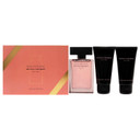 Narciso Rodriguez Gift Set: Musc Noir Rose 1.6Oz Edp Spray, Body Lotion, Shower Gel For Women