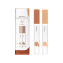 Kissio Freckle Pen,2Pcs Natural Lifelike Freckle Makeup Pen Magic Freckle Color,Waterproof Longlasting Fake Freckles,Palm And Almond Brown,Cruelty Free,0.14 Oz