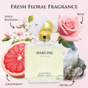 Urban Collection Darling So Fresh For Women Eau De Parfum  Fruity & Floral Fragrance  Grapefruit, Sweet Raspberry  Jasmine, Rose  Free Of Paraben, Vegan & Cruelty-Free  100Ml Bottle
