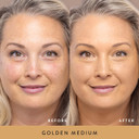 Laura Geller Double Take Liquid Foundation | Medium To Full Coverage, Natural Matte Finish, Golden Medium105 Golden Medium -Liquid