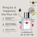 Ca Perfume Impression Of Amor Love Amor For Women Replica Fragrance Dupes Eau De Parfum Spray Bottle 1.7 Fl Oz/50Ml-X1