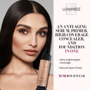 Luminess Air Silk 4-In-1 Airbrush Foundation- Foundation, Shade 080 (.5 Fl Oz) - Sheer To Medium Coverage - Anti-Aging Formula Hydrates And Moisturizes - Professional Makeup Kit For Cordless Air Brushshade 080