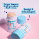 Megababe Daily Deodorant - Beachy Pits | Aluminum-Free, Clear & Clean | 2.6 Oz - 2 Pack