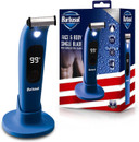 Barbasol Hybrid Face & Body Single Blade Shaver - Rechargeable, Wet/Dry, Led Screen, Built-In Light