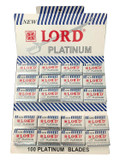 Lord Platinum Double Edge Safety Razor Blades, 100 Blades (5X20)