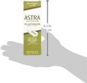 Astra Platinum Double Edge Safety Razor Blades,100 Blades (20 X 5)