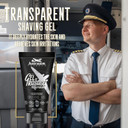 Hairgum Organic Transparent Hair Scrunchie Gel - Mens Shaving Gel - Get Smooth Texture Beard Style - Clear Gel For Beard Grooming And Beard Shaving