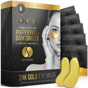 Dermora 24K Gold Eye Mask Puffy Eyes And Dark Circles Treatments Look Less Tired