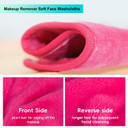 Makeup Remover Face Cleansing Cloth - Chemical-Free Microfiber Reusable Facial Clean Towel, Remove Makeup Instantly With Only Water (1 Black)