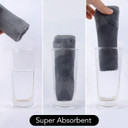 Sinland Microfiber Facial Cloths Fast Drying Washcloth 12Inch X 12Inch White 10 Pack