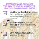 The Inkey List Fulvic Acid Brightening Cleanser, Gel Face Cleanser Gently Exfoliates And Removes Makeup, Improves Uneven Skin Tone, 5.07 Fl Oz