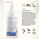 Beauty Without Cruelty Aha Facial Cleanser  Exfoliating Face Wash With Botanicals & Essential Oils, Benefits Normal To Oily Skin, Vegan-Friendly & Cruelty-Free, 8.5 Fl Oz
