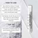 Pure Vitamin C Powder Cream Travel Size (5 X 0.07 Oz) | Unique Powder-To-Cream Formula | Award Winning | Reduces Discoloration & Enhances Collagen & Glow | Lightweight & Refreshing