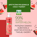 Eveline Cosmetics 99% Natural Watermelon Hydrating And Soothing Hydrogel For Body And Face With Vitamin Fruit Complex, 400 Ml