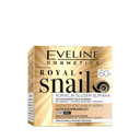 Eveline Cosmetics Royal Snail Royal Snail Concentrated Ultra-Repair Cream 60+ With Snail Mucin & Matrixyl®Synthe6 - Anti-Wrinkle, Brightening & Firming Face Cream For Women, 50Ml