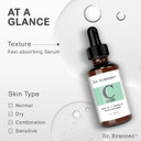 Vitamin C Serum 20% Pure L-Ascorbic Acid, Ferulic Acid, Vitamin E And Hyaluronic Acid For Face And Eyes Natural Anti Aging Anti Wrinkle 1Oz. By Dr. Brenner