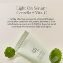 Beauty Of Joseon Light On Serum Vitamin C Centella Dark Spot Fine Lines Pigmentation Correcting Serum, Hydrating Moisturizer, Korean Skin Care For Men And Women, 30Ml, 1 Fl.Oz