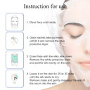 Dermaroller, Silk Face Masks Intensive Hyaluronic Acid Moisturizer With Matriyxl 3000 Tocopherol Boost Collagen Hydrate Dry Skin Reduce Fine Lines Wrinkles Singleuse Masks (1 Mask)