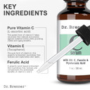Vitamin C Serum For Face With 20 L-Ascorbic Acid, Ferulic Acid, Vitamin E And Hyaluronic Acid