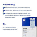 Dr. Oracle Hyaluronic Acid Recipe Moisturizing Blue Mask  Hydrating & Calming Face Mask, 8 Types Of Hyaluronic Acid, Korean Skincare For Dry Sensitive Skin, Dermatologist Tested, 10 Sheets 8.4 Fl.Oz