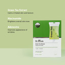 Dr.Oracle Green Tea Recipe Calming Green Mask, Camellia Sinensis Leaf, Special K-Beauty Face Care, 250Ml (8.4 Fl. Oz.), 1 Box - 10 Sheets